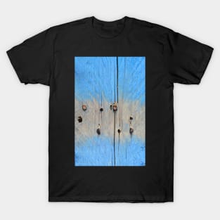 Blue Wood Abstract T-Shirt